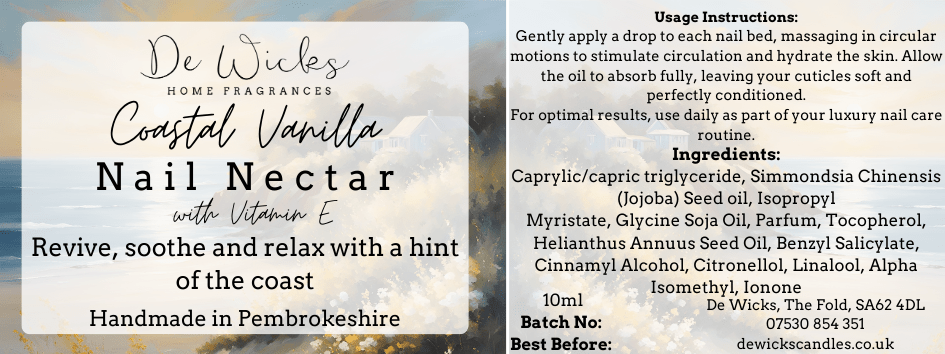 Coastal Vanilla Nail Nectar with Vitamin E