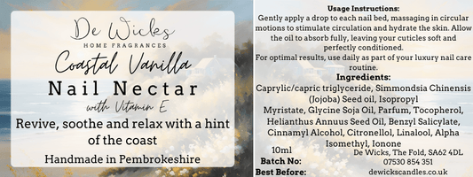 Coastal Vanilla Nail Nectar with Vitamin E
