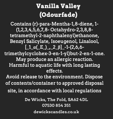 Vanilla Valley (with Odourfade)