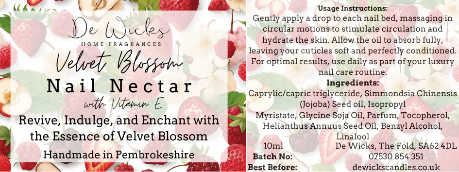Velvet Blossom Nail Nectar with Vitamin E