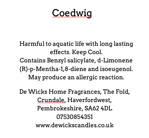Coedwig - De Wicks Home Fragrances
