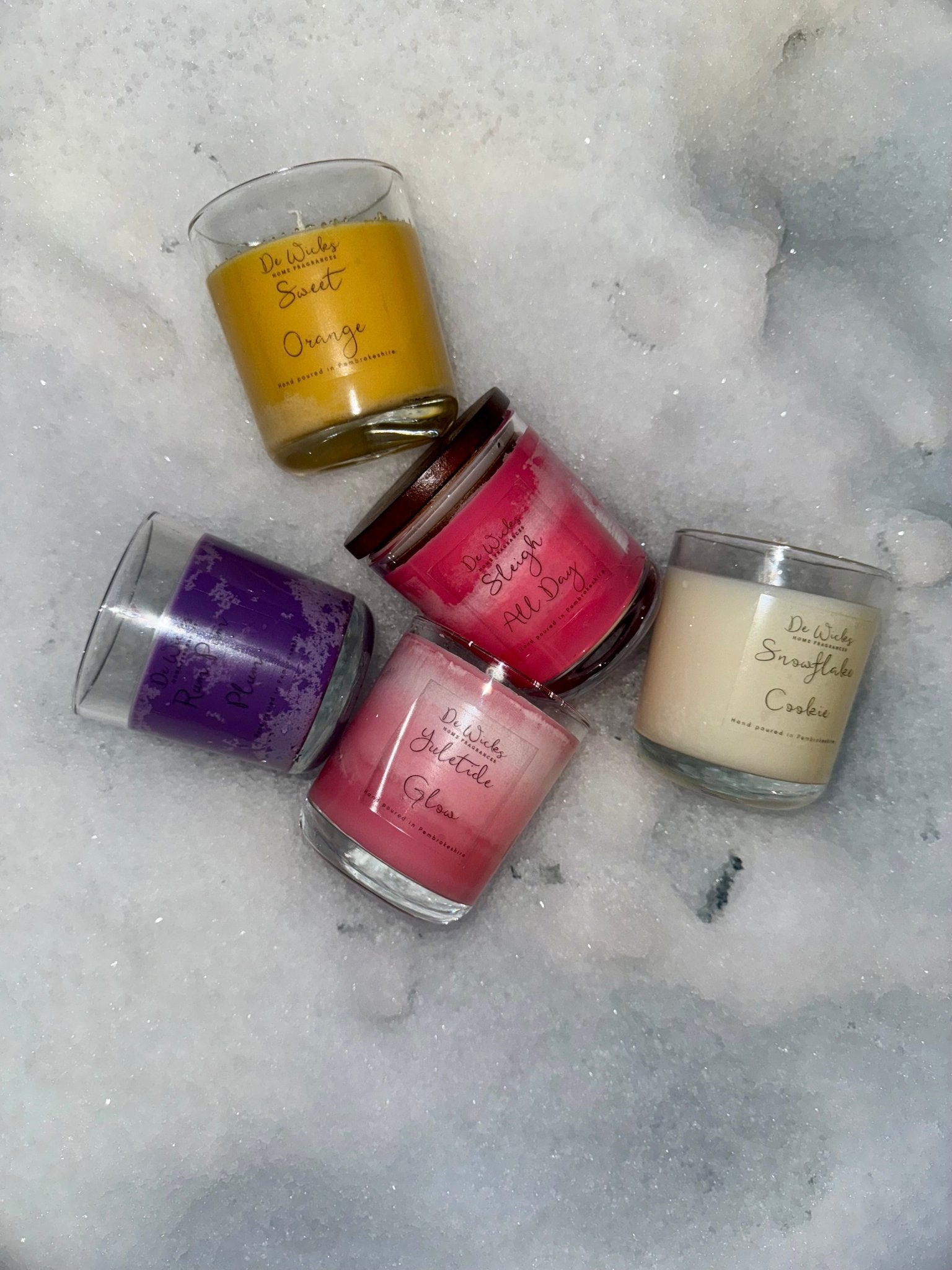 Christmas Candles - De Wicks Home Fragrances