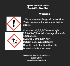 Spiced Vanilla & Tonka