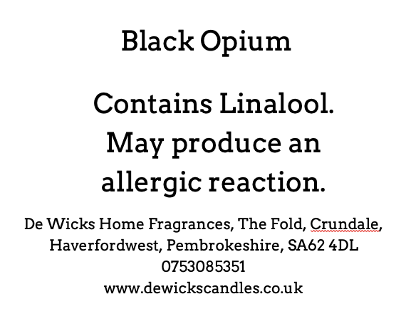 Black Opium - De Wicks Home Fragrances