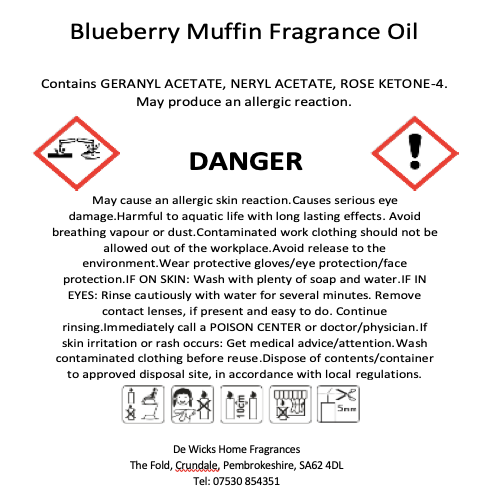 Blueberry Muffin - De Wicks Home Fragrances