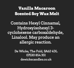 Vanilla Macaroon - De Wicks Home Fragrances